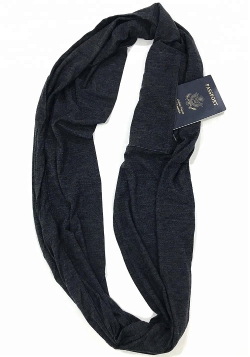 scarf hidden pockets